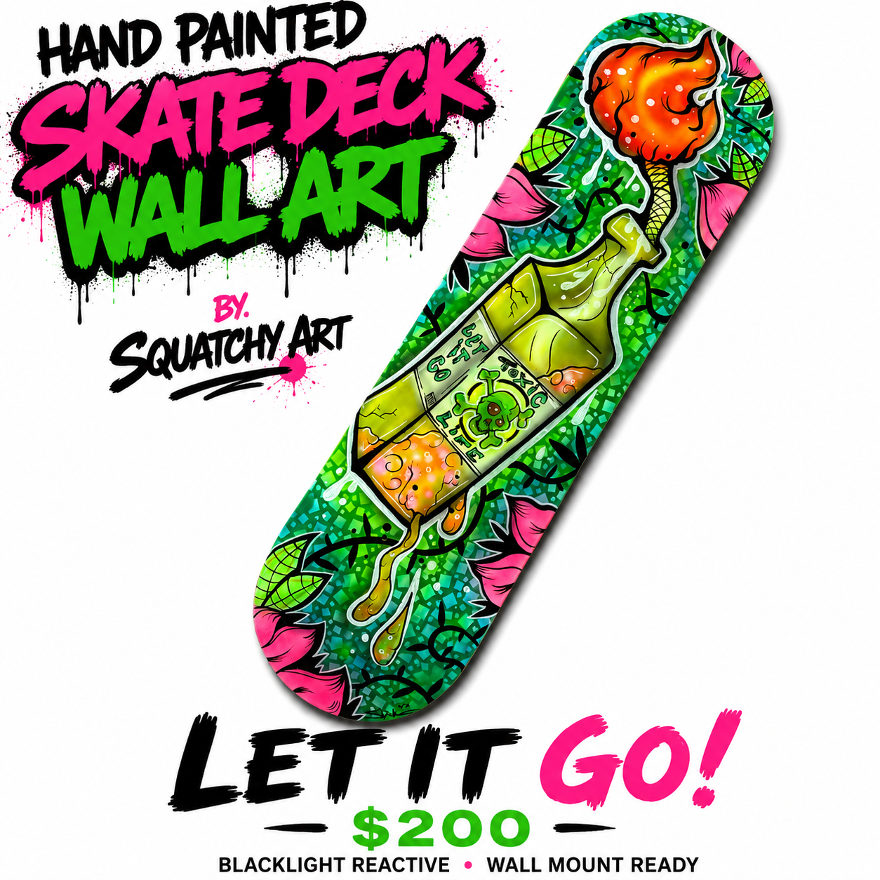 Hand Painted Skate Decks