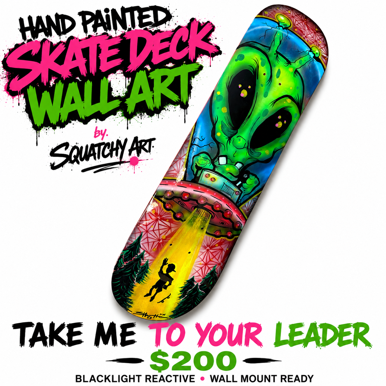 Hand Painted Skate Decks
