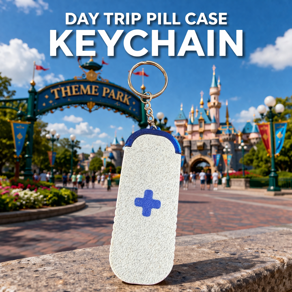 Pill Case Keychain